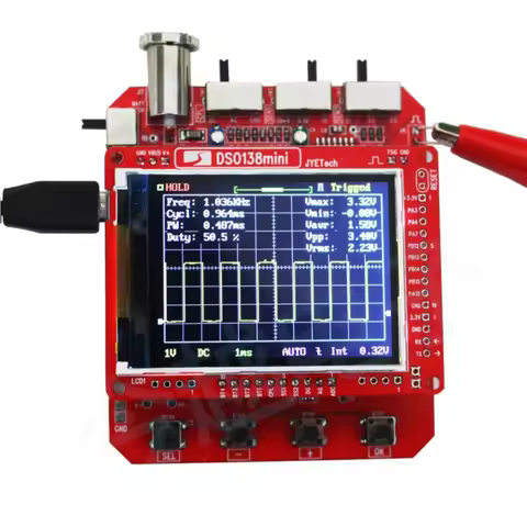 CMHI DSO138Mini Digital Oscilloscope Kit DIY Learning Pocket-Size DSO138 Upgrade(Spare Parts)