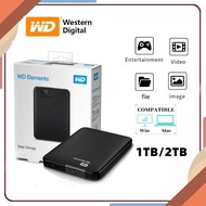 1TB/2TB USB3.0 HDD WD_Portable External 2.5" Hard Drives