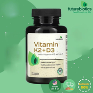 Futurebiotics Vitamin K2 + D3 with Vitamin K2 as MK-7 120 Capsules
