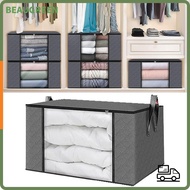 BEAUGREEN Foldable Storage Box, Non-woven Fabric Dustproof Clothes Storage Bins, Sundries Organizer 