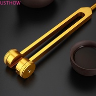 USTHOW 128 Hz Tuning Fork Set, Healing Chakra Sound Therapy Bio-Acoustic Tuning Fork, Earjar Tuning 