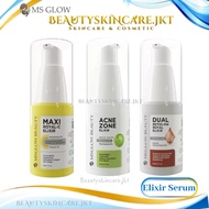 MS Glow Dual Retiglow Royal Elixir | Acne Zone Elixir | Maxi Royal C Elixir