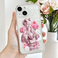 iPhone 16/15/14/13/12/11/XS/XR/7/8/SE2/SE3 Amore Transparent Phone Case