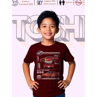 "NSX Honda" Toshi 20S Automotive Game T-Shirt 1-13 Years Cotton Combed 20S DTF