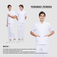 White Nurse Uniform Short Sleeve Men's Nurse Uniform Nurse Uniform Scrub Suit