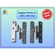 Engsel H 5 Inch / Engsel Pintu 140 X 60 mm Copot Lepas