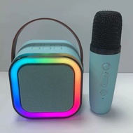 จัดส่งภายใน 24 ชั่วโมง K12 ลำโพงบลูทูธ ไมโครโฟนคู่ รองรับ USB/TF/AUXลำโพงบลูทูธพกพา MINI Speaker Blu