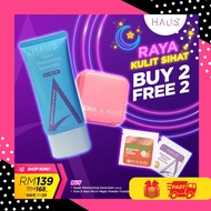 HAUS Cosmetics SUNSCREEN SPF50 + KINA x HAUS Compact Powder Viral | RAYA SPECIAL + FREE GIFT