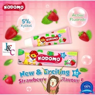 Kodomo Lion Children's Toothpaste Lion 4 Flavour Grape, Orange, Apple, Strawberry 40g Ubat Gigi Kodo
