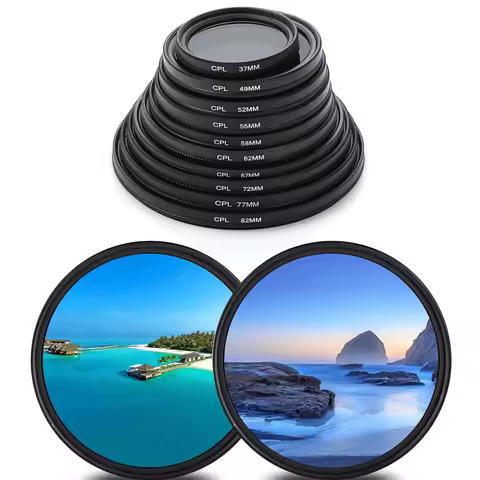 Hot Polarizing CPL Circle Filter 37/49/52/55/58/62/67/72/77/82mm for Canon Nikon DSLR Camera Polariz