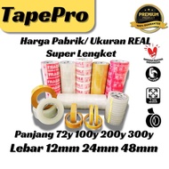 MERAH (Min 3Pcs) Clear / Brown / Fragile Red / White / Unboxing / 72yards / 90yards / 200yards / 300