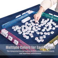 Sunsing 4pcs พลาสติกที่ชัดเจน mahjong push robrer transpact ขนาดกะทัดรัด mahjong rulers ของขวัญสำหรั