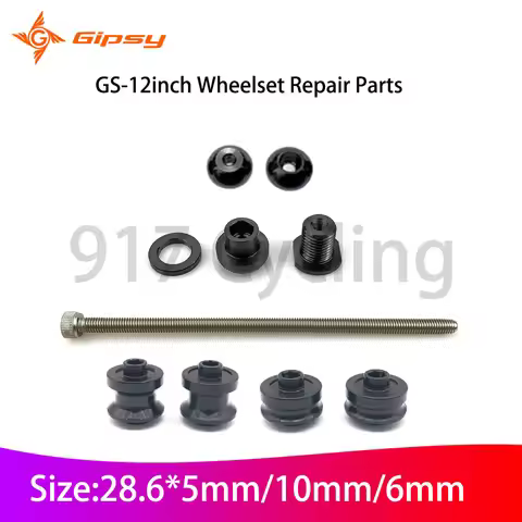 GIPSY Wheelset Repair parts Hub End Cap Screw for 12inch Pushbike Carbon Wheel STR to 95mm , G-Five 