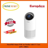 EUROPACE EPU 3380Z SMART WIFI AIR PURIFIER WITH UV CARE - 1 YEAR MANUFACTURER WARRANTY
