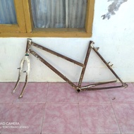 Frame Fork Sepeda MTB FEDERAL 26 Lady Seri Awal Jangkung 19.5 INCH ori