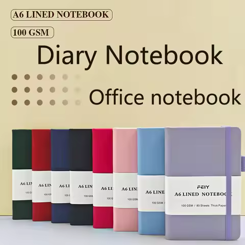 A6 Notebook Customized Portable Cute Notebook Student Diary Notebook Notepad Memo Journal,Agenda Boo