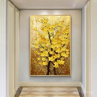 Fortune Tree Hanging Painting Living Room Hallway Decorative Painting Lucky Tree Corridor Entrance M