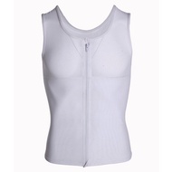 สต๊อกพร้อมส่ง) Mens body-shaping waist coach corset mens body-shaping vest vest fitness suit