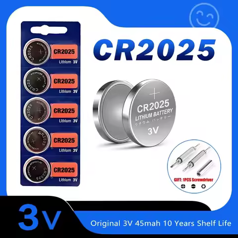 5-50PCS Original For SONY CR2025 3V Battery, DL2025 BR2025 Compatible, Reliable for Car Remote, Watc