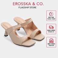 Erosska - Fashionable open-toe open-toe open-toe high heels sandals with 7cm cream color - EM108