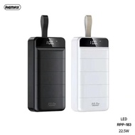 [SG] Remax RPP-183 Leader Series 22.5W Multi-Compatible Fast Charging Power Bank /LED Light 30000mAh