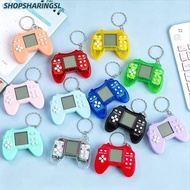 SHOPSHARINGSL Classic Game Console Keychain, Mini Nostalgic Gift Handheld Game Console,  Game Toy Co