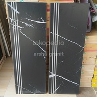 granit tangga 30x90 hitam corak (matt)