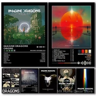 Pop Band I_Imagine Dragons Album HD Linen Canvas Poster Wall Art Prints for Living Room Bedroom Offi