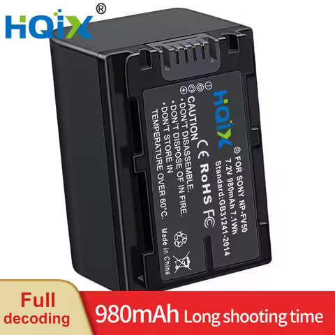 HQIX for Sony FDR-AX30 AXP35 AX40 AX45 AXP55 AX60 AX100E AX700 HXR-NX80 PXW-Z90 DEV-50 DEV-30 Camera