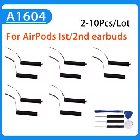 2-10pcs A1604 Battery For AirPods 1st 2nd A1604 A1523 A1722 A2032 A2031 air pods 1 airpods 2 Replace