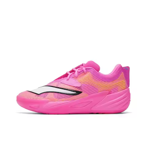 PUMA ALL PRO NITRO 2 Low top Basketball Shoes Unisex Pink White 312842-01