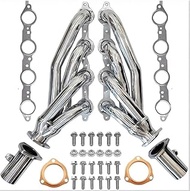 LS Swap Ceramic Coated Shorty Headers High Performance Thermal Barrier Coating Block Hugger Exhaust 