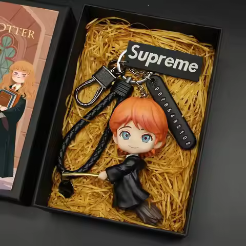 Harry Potter keychains, Ron couple pendants, cartoon anime figurines that can be given as gifts to f