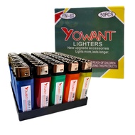 Yowant lighter longer lasting lighter 50pcs per box like cricket