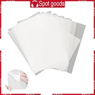 WIN 10 Pcs A3 A4 Double-Sided Adhesive Film Iron On Patches Adhesive Patches