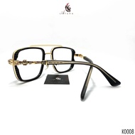 Gọng kính Chrome Heart 2 cầu họa tiết Gothic cổ điển retro phù hợp cho nam mặt lớn người béo - K0008