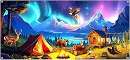 Tingjoo 7.87 x 3.58 ft North VBS 2025 Backdrop Fabric Vacation Bible School Background Colorful Fore
