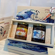 海洋禮盒:頂級飛魚卵XO醬 ＋ 八斗子小卷醬(400g)