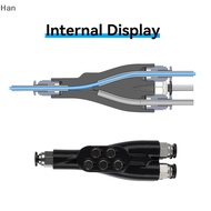 Han For Bambu Lab AMS Connector 4-in-1 PTFE Adapter Pipe Expansion Port 4 Feeding Multi-color For Ba