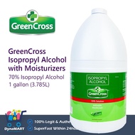 GreenCross 70% Isopropyl Alcohol with Moisturizers 1 Gallon (3.785 L) Green Cross Alcohol DynaMart Official Store Free Shipping