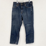 古著EDWIN 504 牛仔褲，靛藍色，34 碼