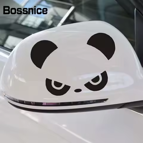 Fashion Design Rear View 3D Decorative Paste Funny Pop Cool Cute Funny Fashion Panda Car Stickers De