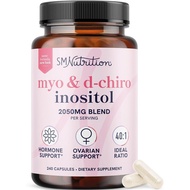Myo-Inositol & D-Chiro Inositol for Hormone Balance for Women | Ideal 40:1 Ratio | Menstrual Cycle a