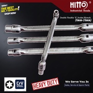 [ HITTO ] Heavy Duty Double Flexible Torx 'E' Socket Wrench | Double Flexible Socket Wrench | 'E' Wr