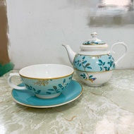 *全新* Fortnum &amp; Mason Camellia Tea for One Teapot 茶點茶具套裝 High Tea Set 茶壺 茶杯連碟 三件套裝