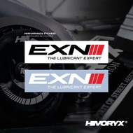 「EXN THE LUBRICANT EXPERT」PERFORMANCE MODIFICATION  SERIES CAR DECAL AUTOMOTIVE DIE-CUT VINYL STICKE