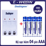 [Combo] Bộ sạc pin tiểu AA/AAA DP-B33 và 4 viên pin AAA 900mAh Doublepow