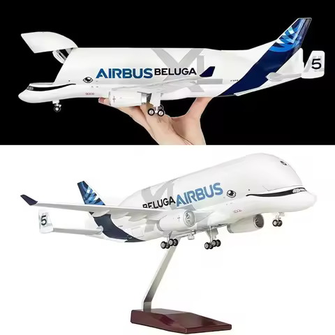 1:72 Airbus Beluga A300-600ST Alloy Large Super Transport Airplane Diecast Passenger Civil Aircraft 