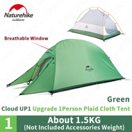 NEGHU Naturehike Cloud Up 1 2 3เต็นท์แคมปิ้งเต็นท์แบบสองคนน้ำหนักเบาพิเศษท่องเที่ยวกลางแจ้งเดินป่า3-