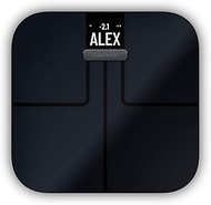 Garmin Index S2, Smart Scale with Wireless Connectivity, Measure Body Fat, Muscle, Bone Mass, Body W